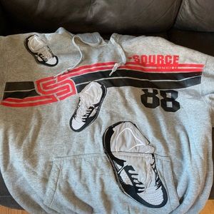 The source “sneaker hoodie”